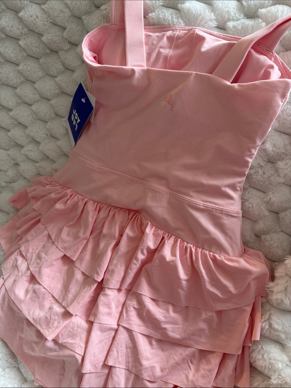 JoyLab Light Pink Ruffle Mini Athletic Dress - Picture 4 of 5